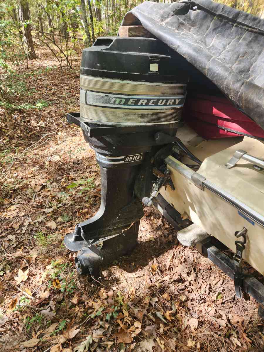85 hp mercury outboard motor boat and trailer - Columbia, South Carolina - FleaMarketBay