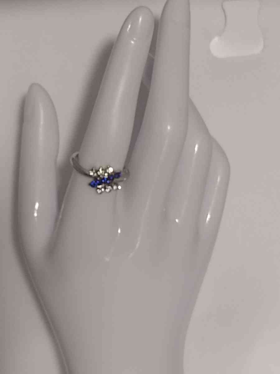 Blue Dragonfly Silvery Ring - Roanoke, Virginia - FleaMarketBay