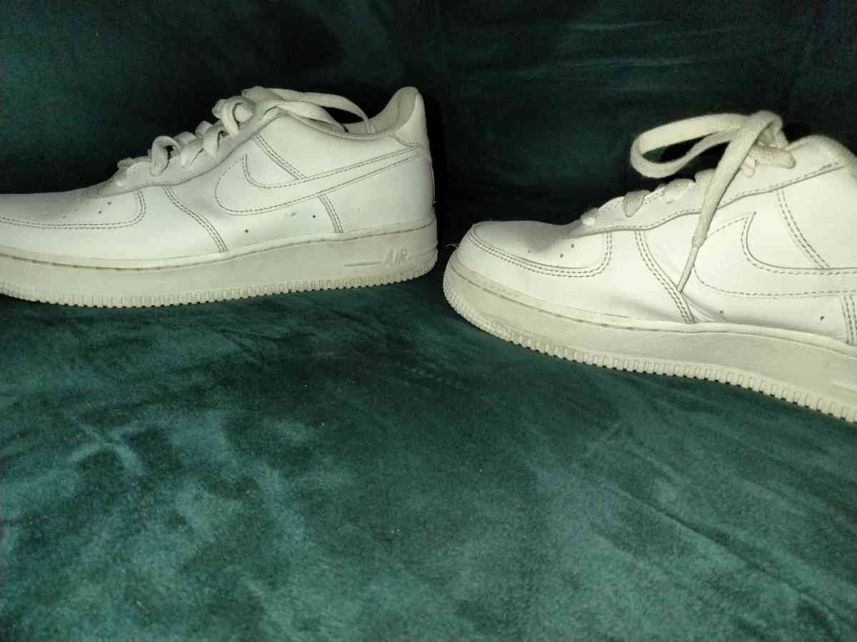 size 7Y white air force - Tampa, Florida