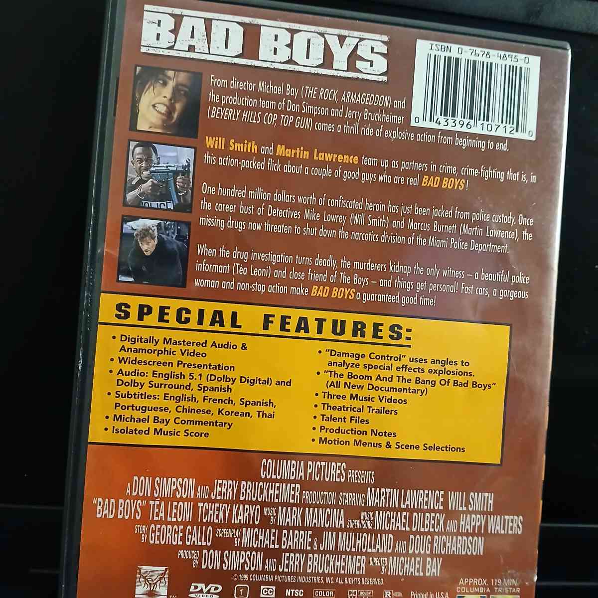 Bad Boys movie DVD with Will Smith - Indianapolis, Indiana - FleaMarketBay