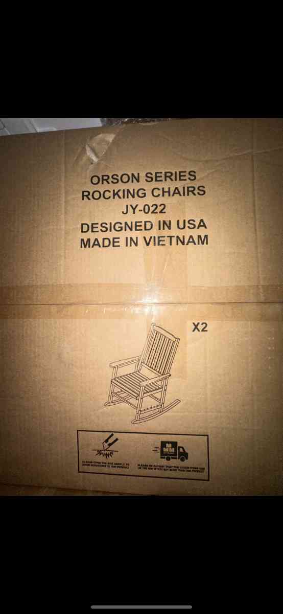 Set of 2 Turquoise Rocking Chairs - Tempe, Arizona - FleaMarketBay