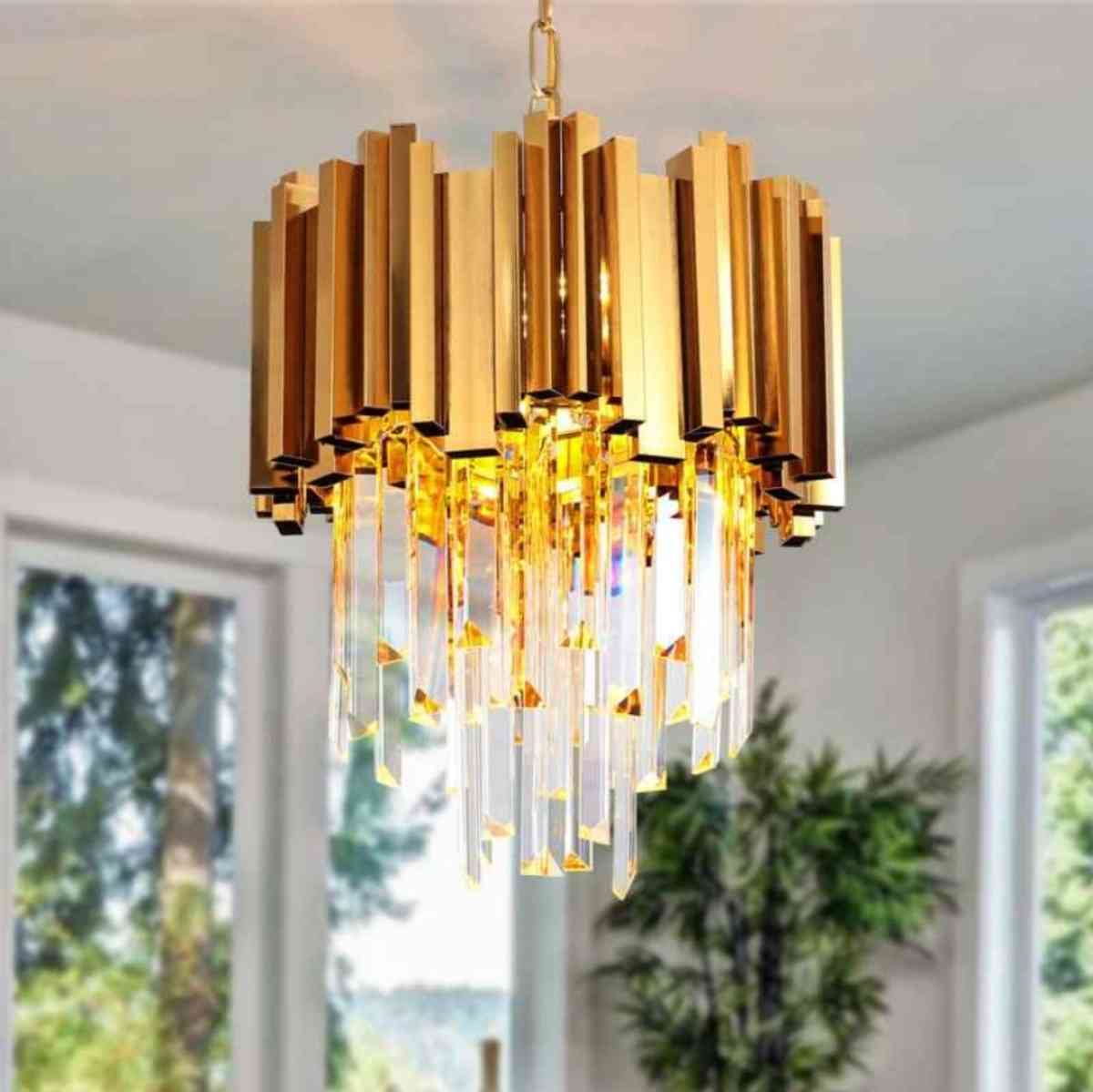 Light Dimmable Drum Chandelier 1x - Louisville, Kentucky - FleaMarketBay