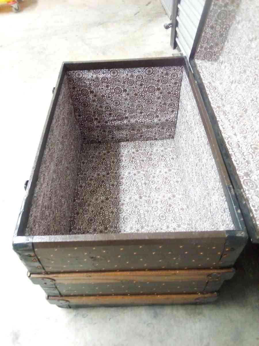 Groskopf Bros Steamer Trunk - Portland, Oregon - FleaMarketBay