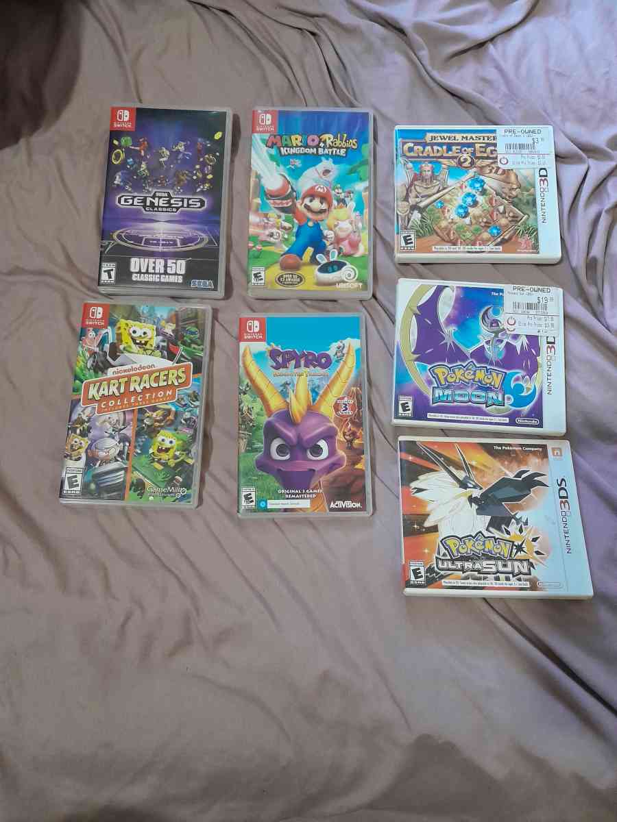 Preowned Nintendo switch and 3ds games - Ward, Arkansas - FleaMarketBay