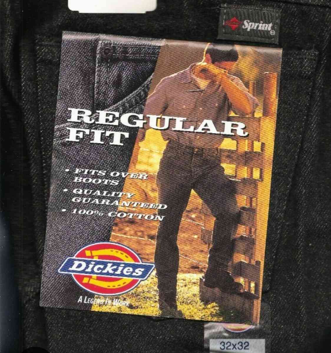 32x30 Dickies black denim jeans