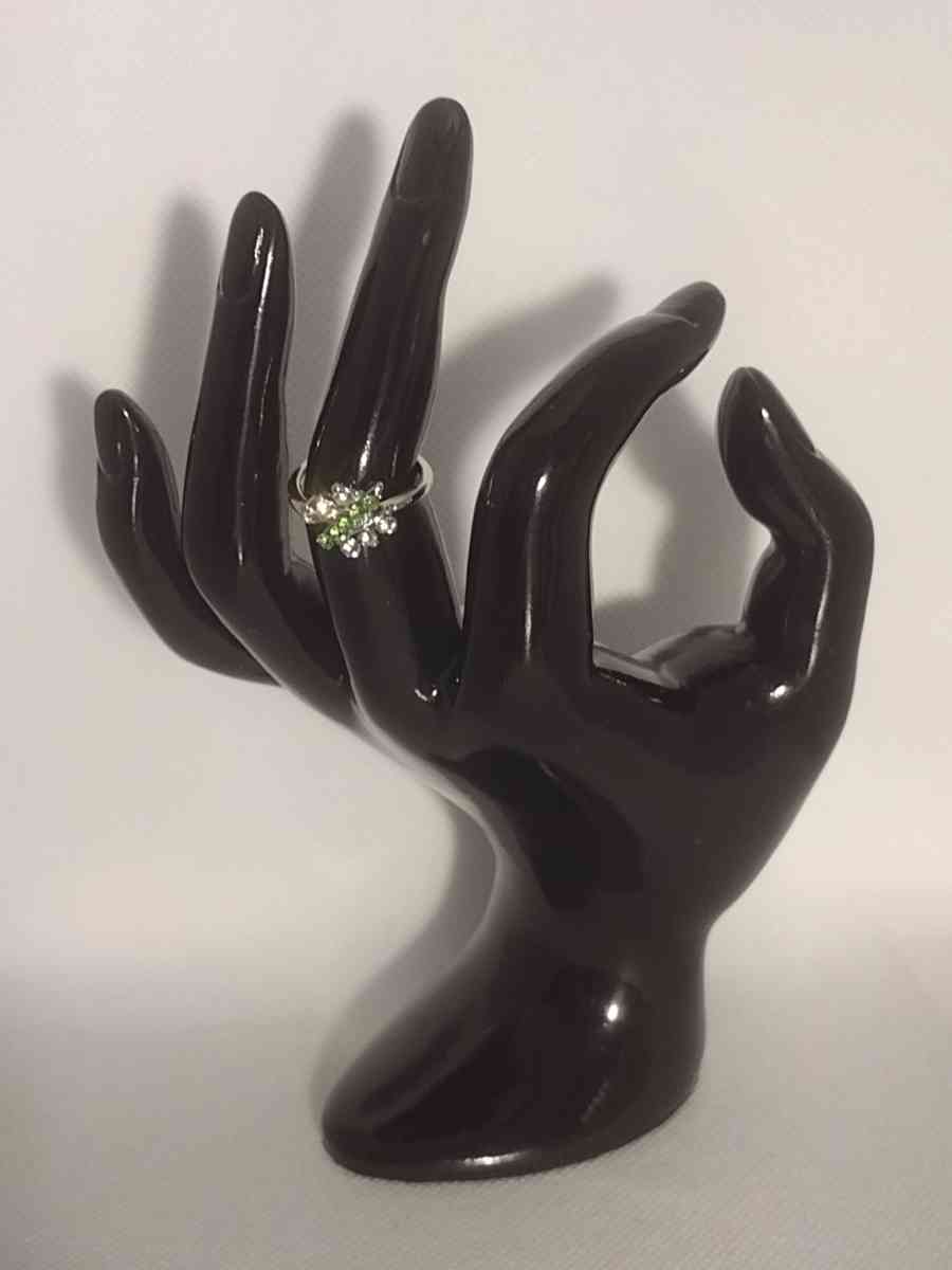 Green Dragonfly Silvery Ring - Roanoke, Virginia - FleaMarketBay