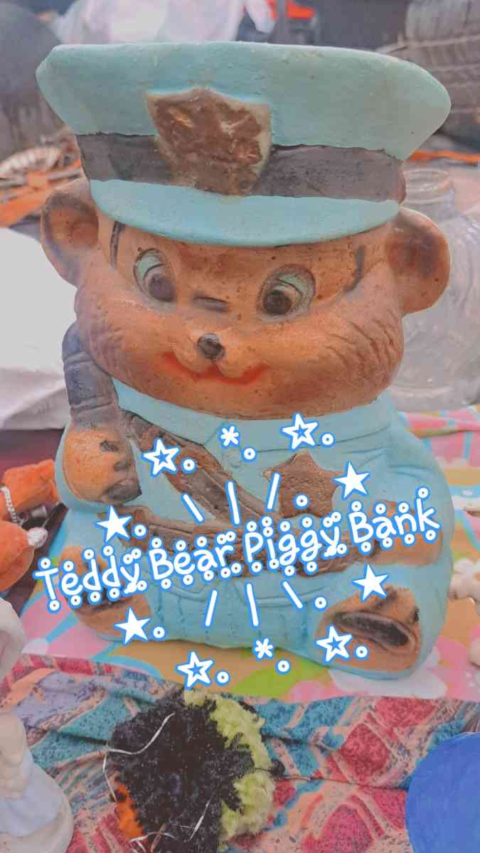 Teddy Bear Coin Bank - Gate City, Virginia