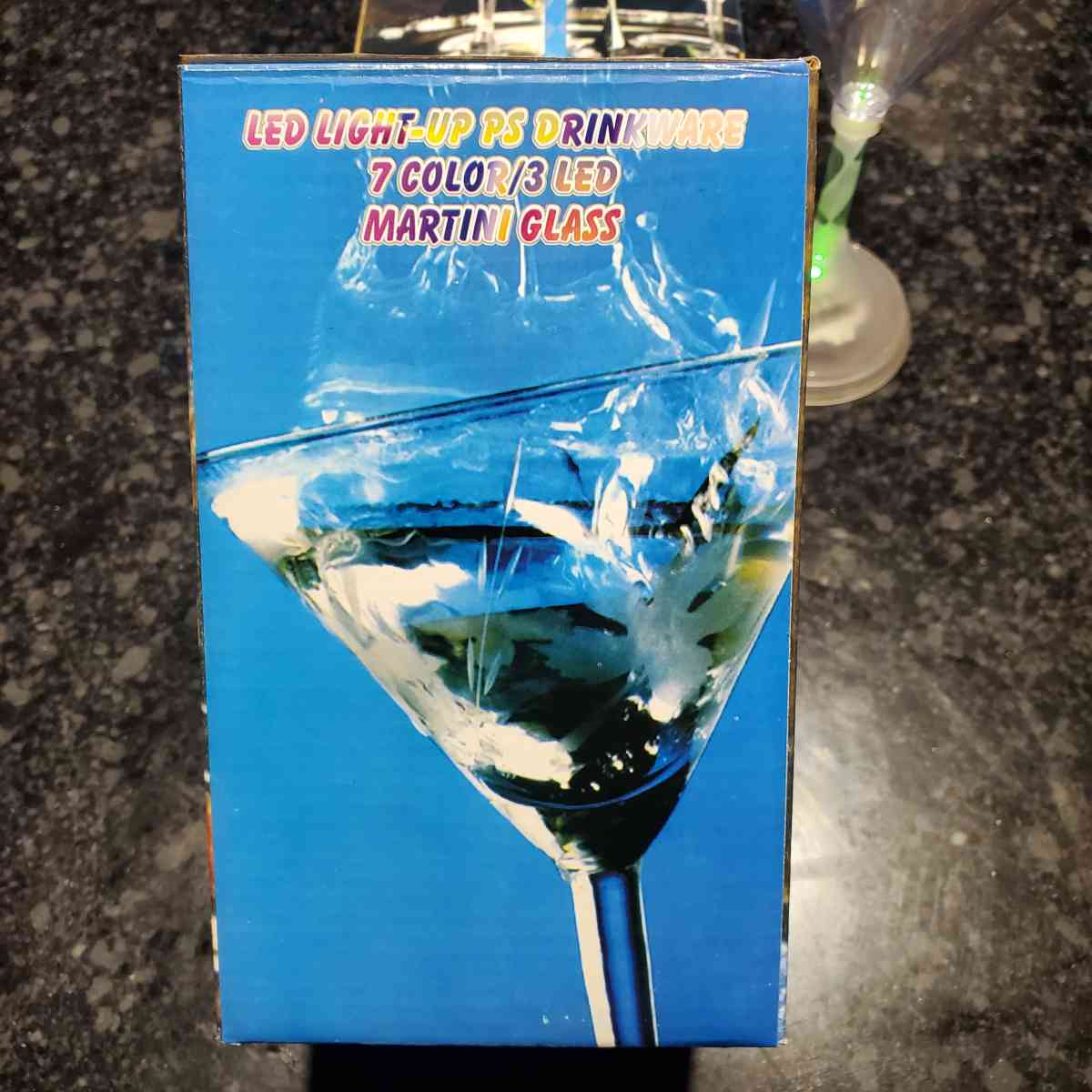 Light Up Martini Glasses  7 Color  3 LED  Plastic  Pack Of 4 - Rock Island, Tennessee - FleaMarketBay