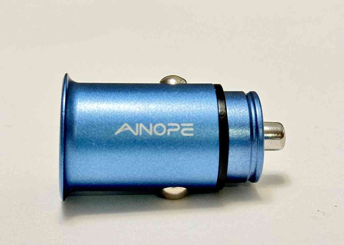 Metal Dual Car Charge Adapter and 6ft Braided Cable