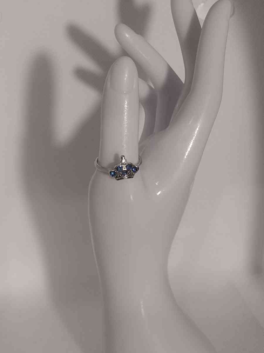 Blue Crown Silvery Ring - Roanoke, Virginia - FleaMarketBay