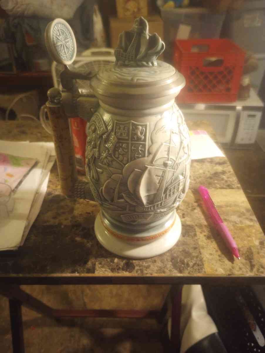 vintage Christopher Columbus Stein - Kent, Ohio