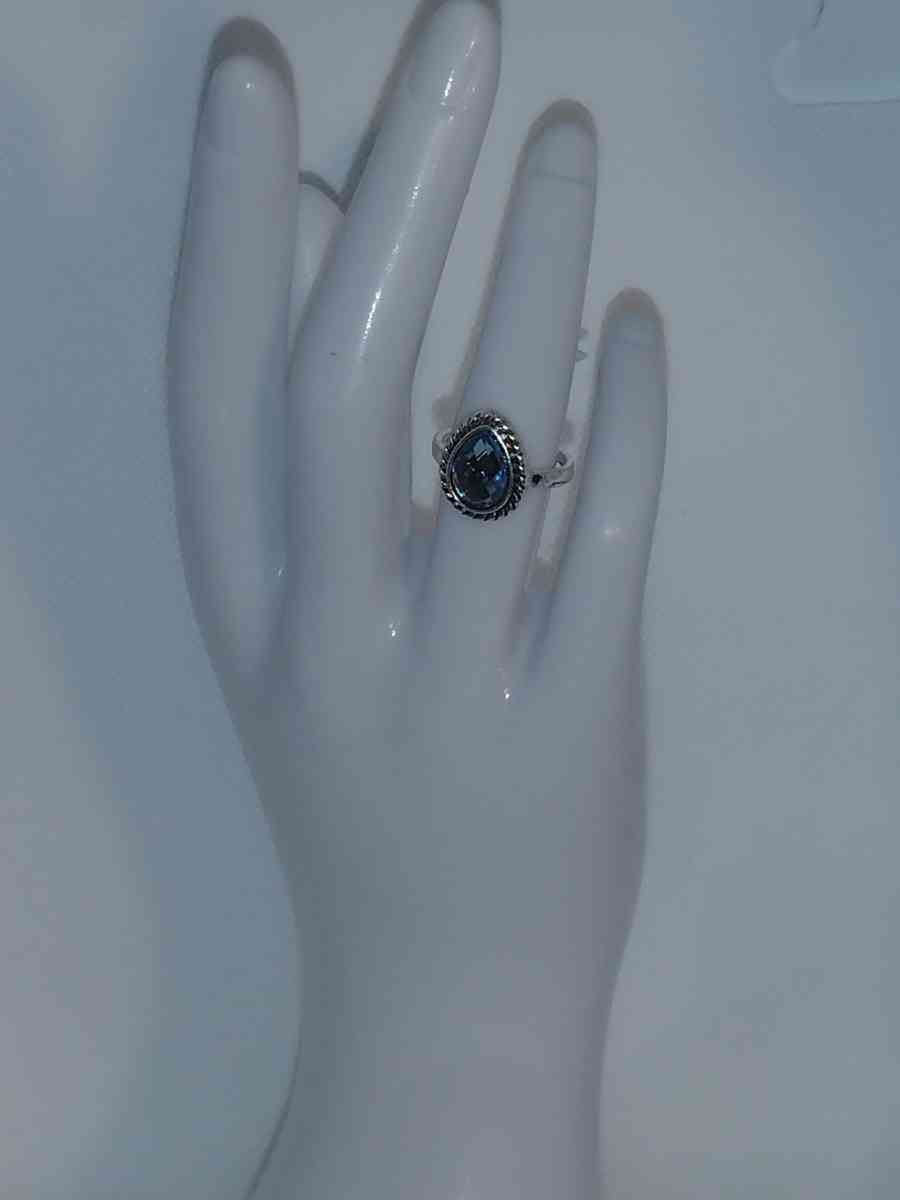 Blue Teardrop Ring - Roanoke, Virginia - FleaMarketBay