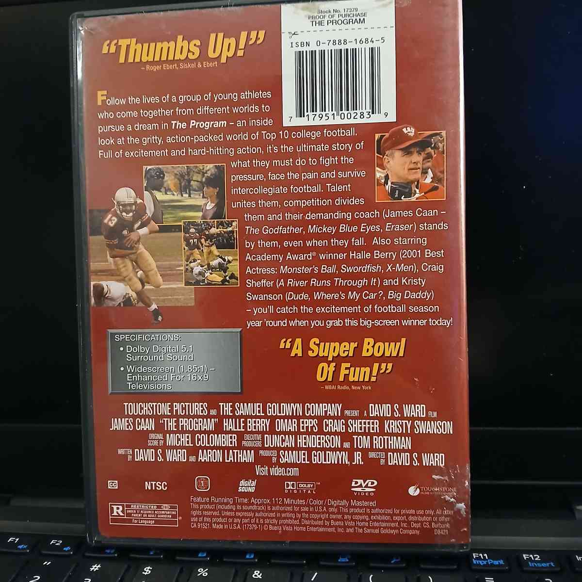 The Program Movie DVD - Indianapolis, Indiana - FleaMarketBay