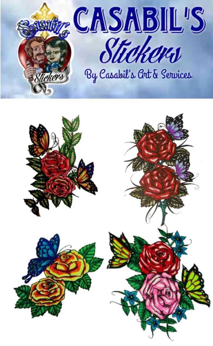 Flower Stickers - Abilene, Kansas