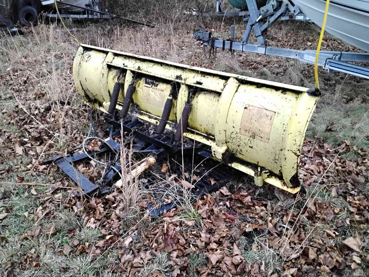 Nice Heavy Duty Myers Snowplow with 4 Springs Like New - Williamstown, New Jersey - FleaMarketBay