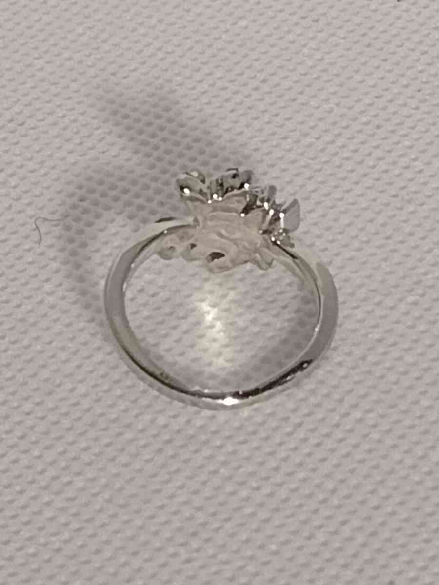 Green Dragonfly Silvery Ring - Roanoke, Virginia - FleaMarketBay