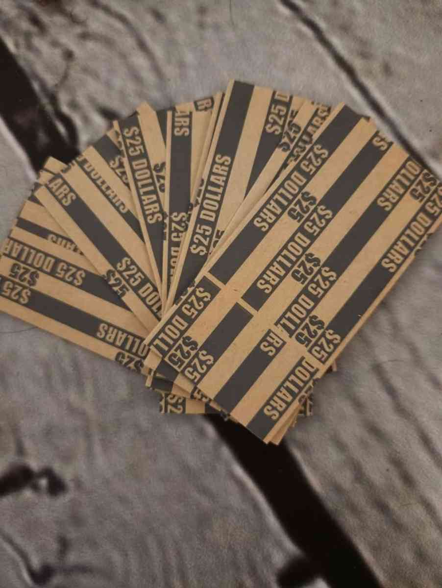 Coin Tray and Tubes with Color Coded Coin Wrappers - Kansas City, Missouri - FleaMarketBay