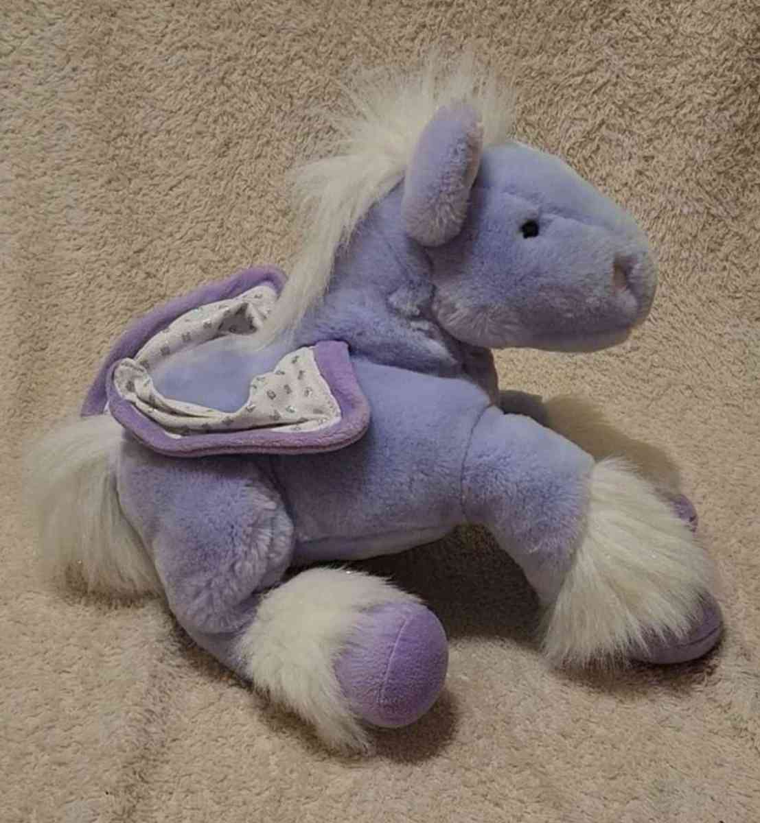 14 Inch Animal Alley Purple Pegasus Plush - Kansas City, Missouri - FleaMarketBay