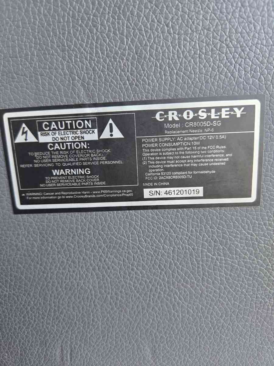 crosley record player - Tavares, Florida - FleaMarketBay