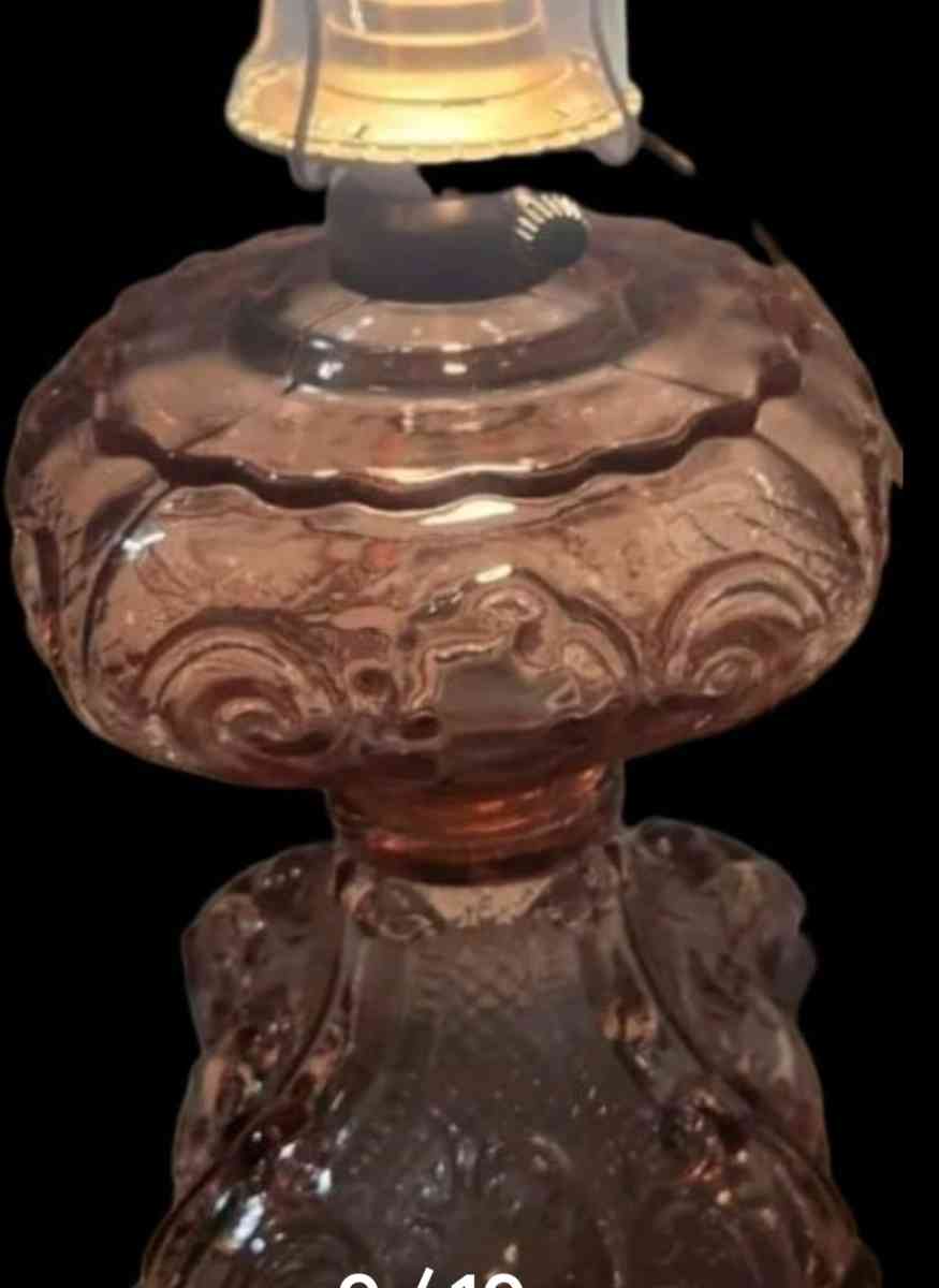B  P PRINCESS FEATHER OIL LAMP COVERTED TO ELECTRIC - Kansas City, Missouri - FleaMarketBay