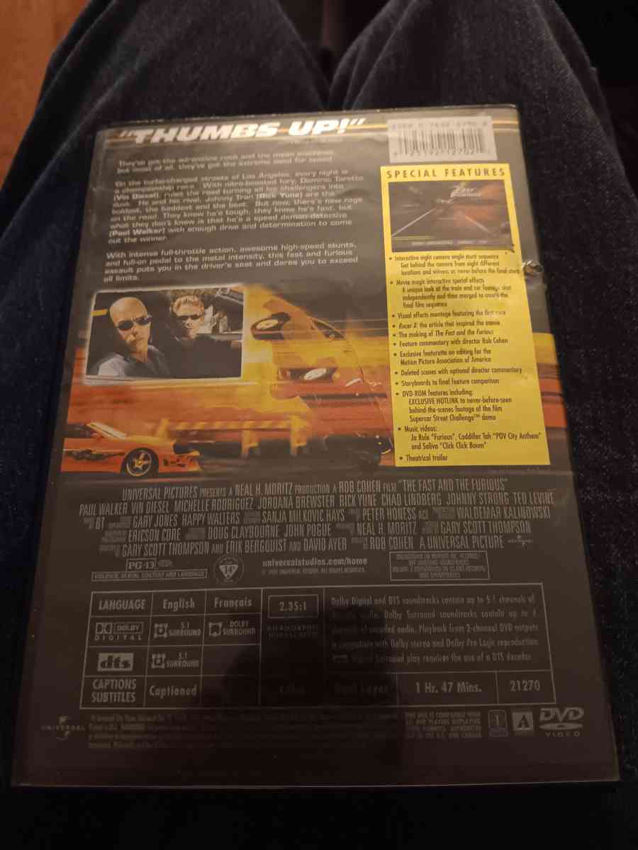 fast and the furious movie dvd - Jermyn, Pennsylvania - FleaMarketBay