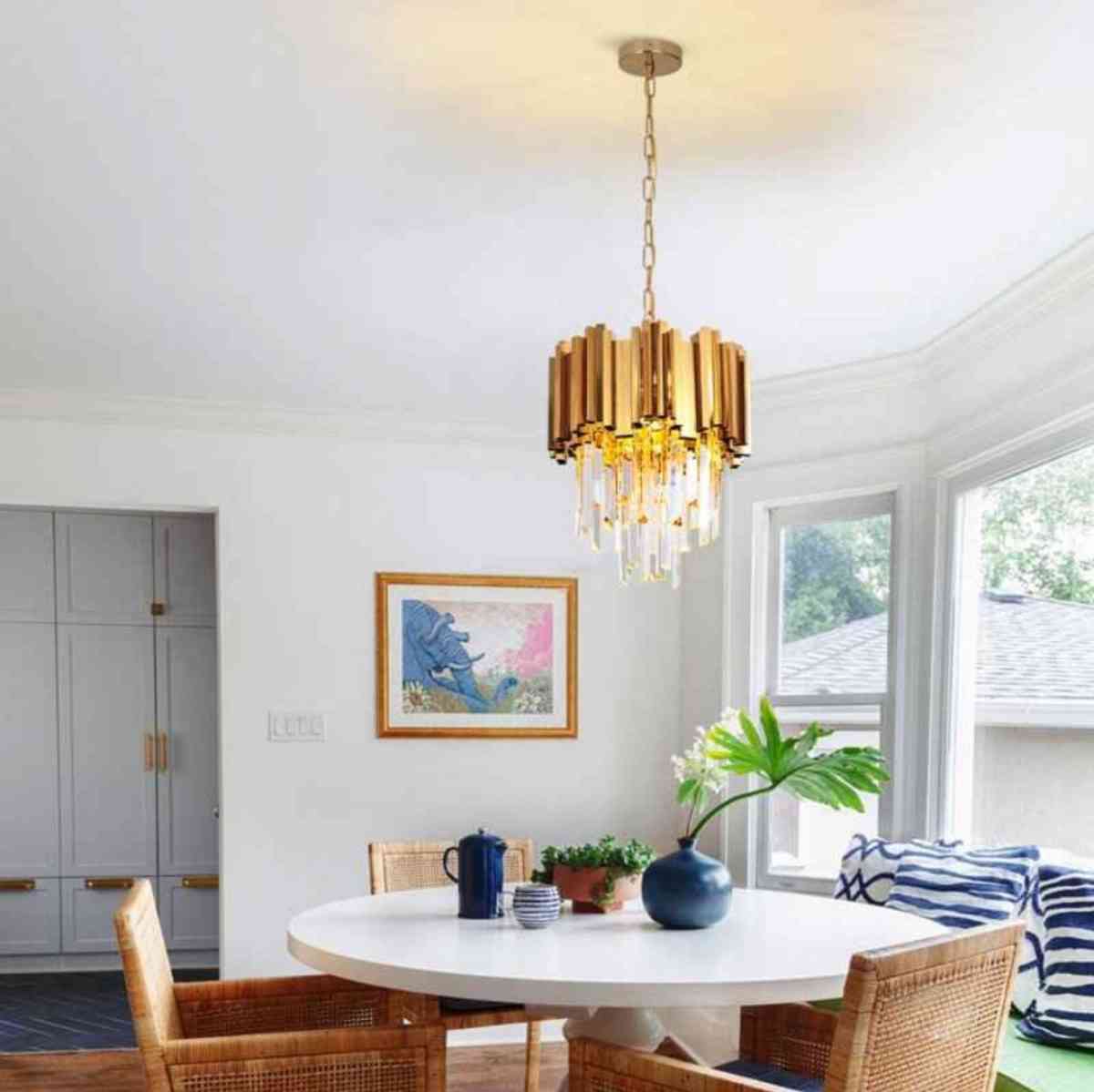 Light Dimmable Drum Chandelier 1x - Louisville, Kentucky - FleaMarketBay