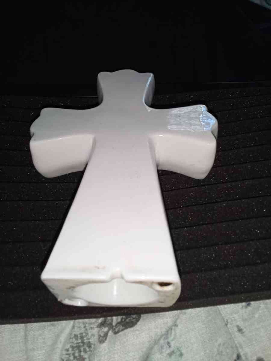 Groom and Bride Wedding Cross Table Decor - Avon Park, Florida