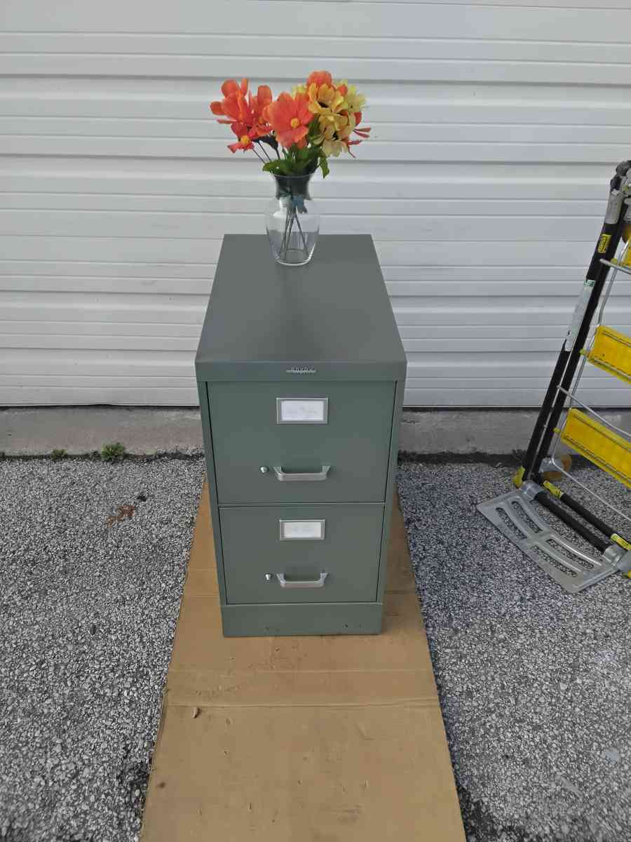 Well Made Light Green Filling Cabinet Very Clean Like New - Williamstown, New Jersey - FleaMarketBay