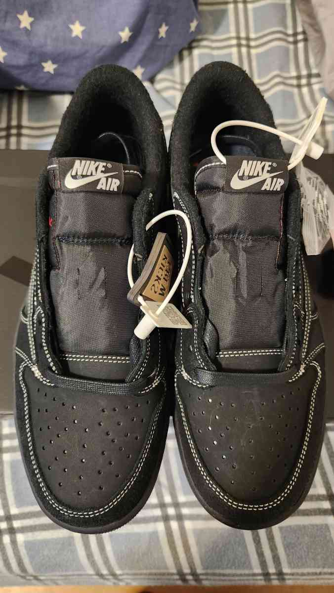 Size 10  Jordan 1 Retro Low OG SP x Travis Scott Black Phant - Castro Valley, California - FleaMarketBay