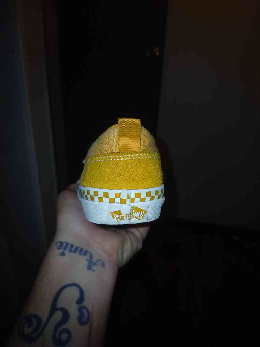 vans brown slip on for little boys size 4 - Jasper, Alabama - FleaMarketBay