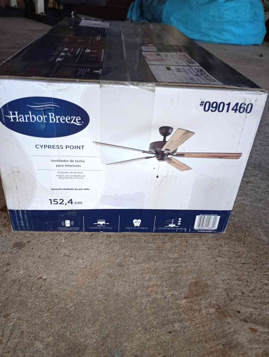 Harbor Breeze Cypress Point 60in Indoor Ceiling Fan - Hattiesburg, Mississippi - FleaMarketBay