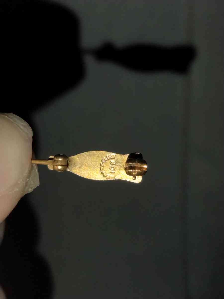 vintage CocaCola 10k yellow gold award pin - Frederick, Maryland - FleaMarketBay