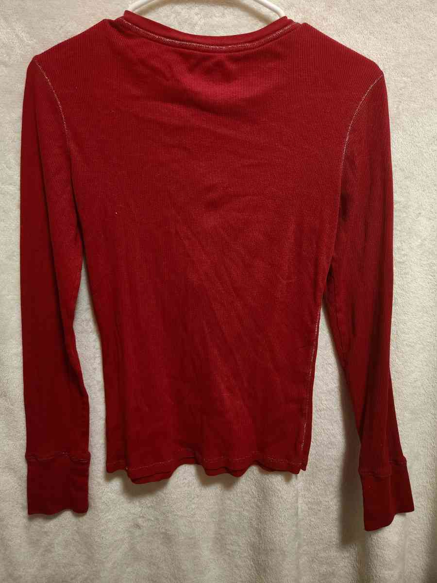 XL 16 Girls Justice Red Long Sleeve Shirt - Kansas City, Missouri - FleaMarketBay
