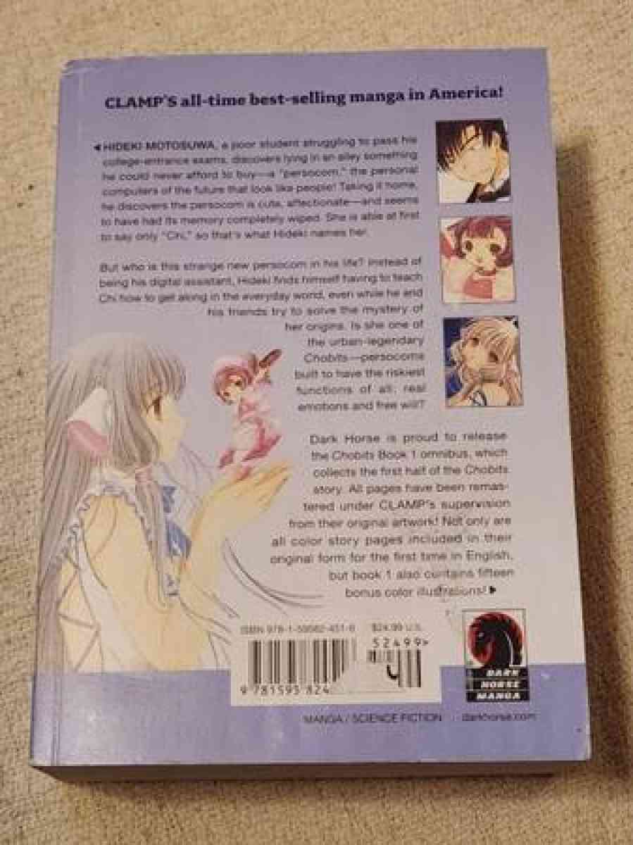 Chobits manga Book 1 - Clinton, Massachusetts - FleaMarketBay
