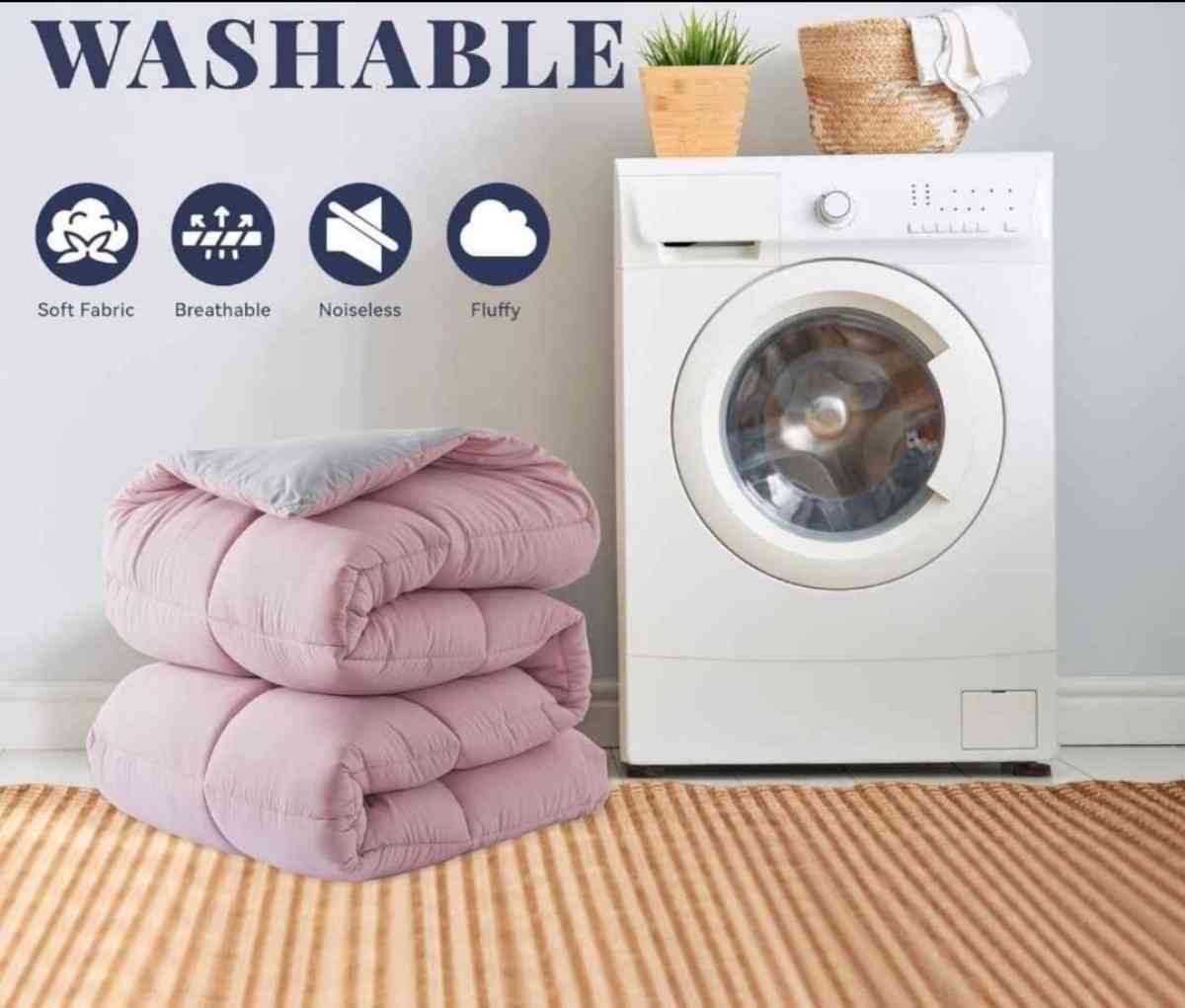 PinkGray Comforter Set  Twin - Louisville, Kentucky - FleaMarketBay
