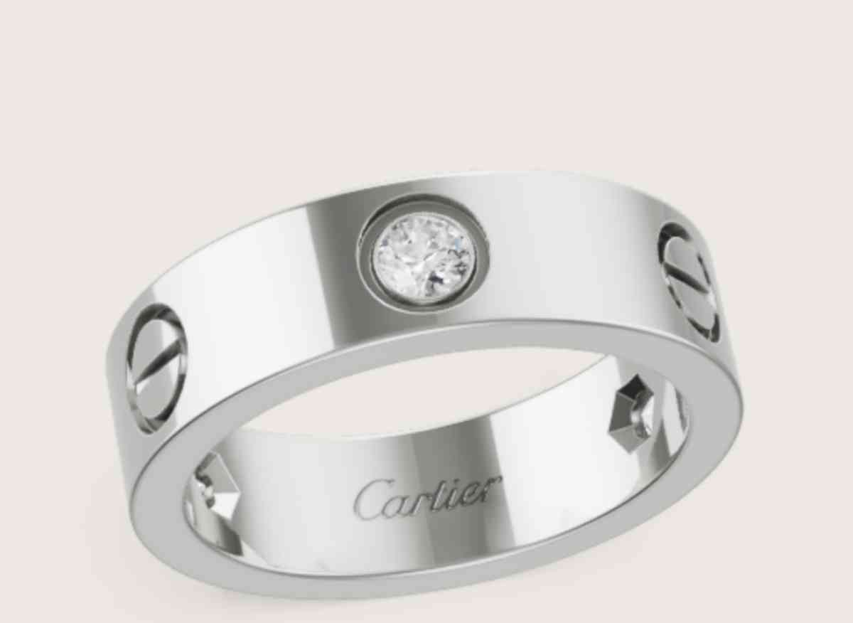 18k Cartier 3 Diamond Love Ring - Mount Orab, Ohio