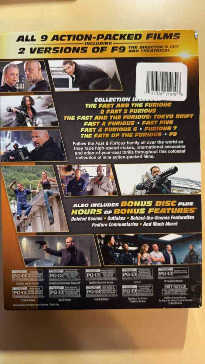 Fast and Furious Complete Series - West Warwick, Rhode Island - FleaMarketBay