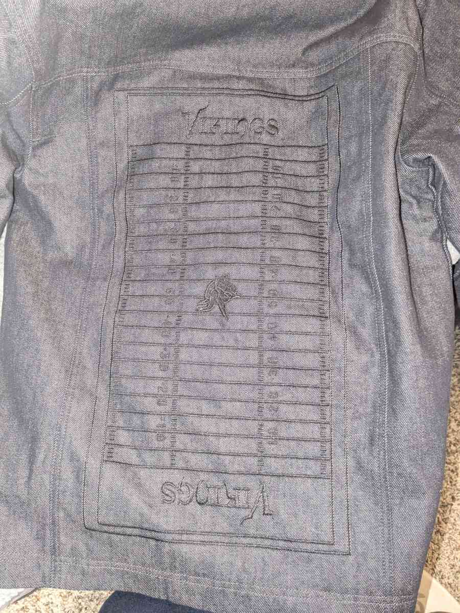 NFL Vikings Jean Jacket - Salt Lake City, Utah - FleaMarketBay