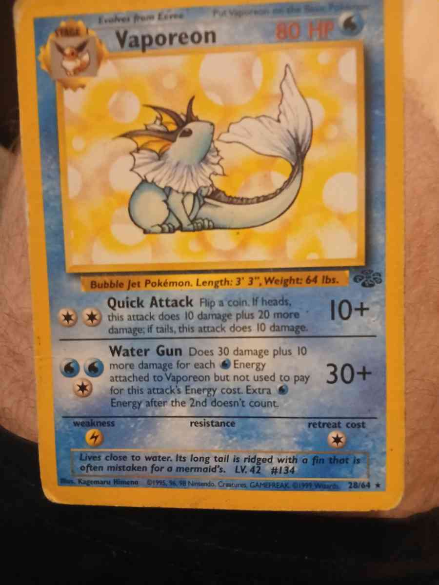 rare 1995 collectibles pokemon cards - Jasper, Alabama - FleaMarketBay