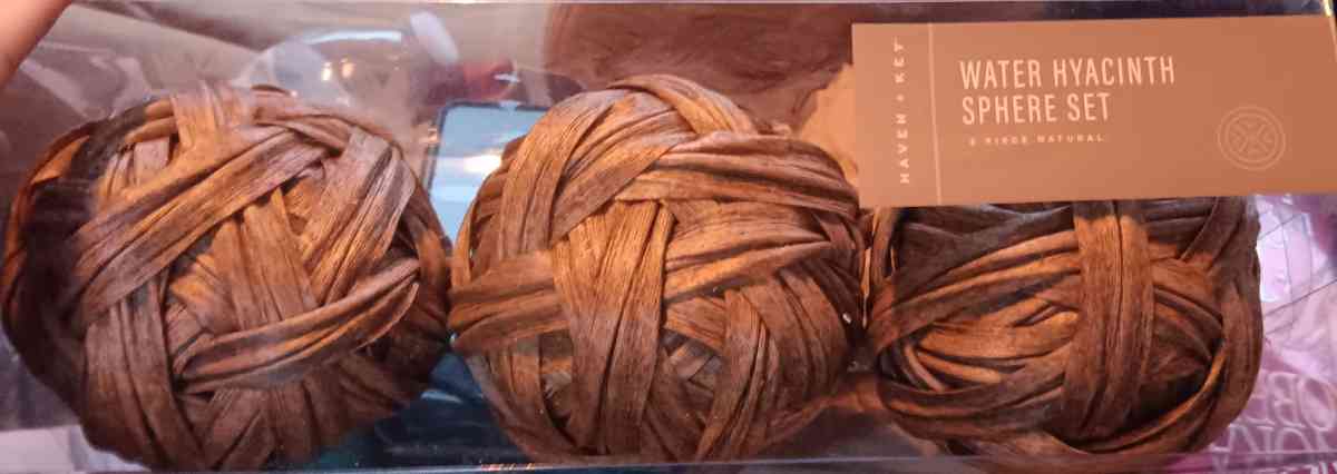 Water Hyacinth Sphere Set - San Antonio, Texas - FleaMarketBay