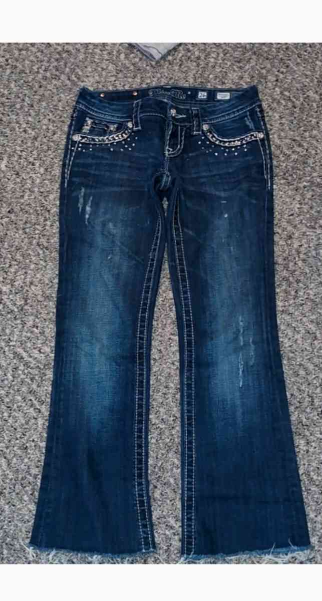 Miss me boot cut blue jeans