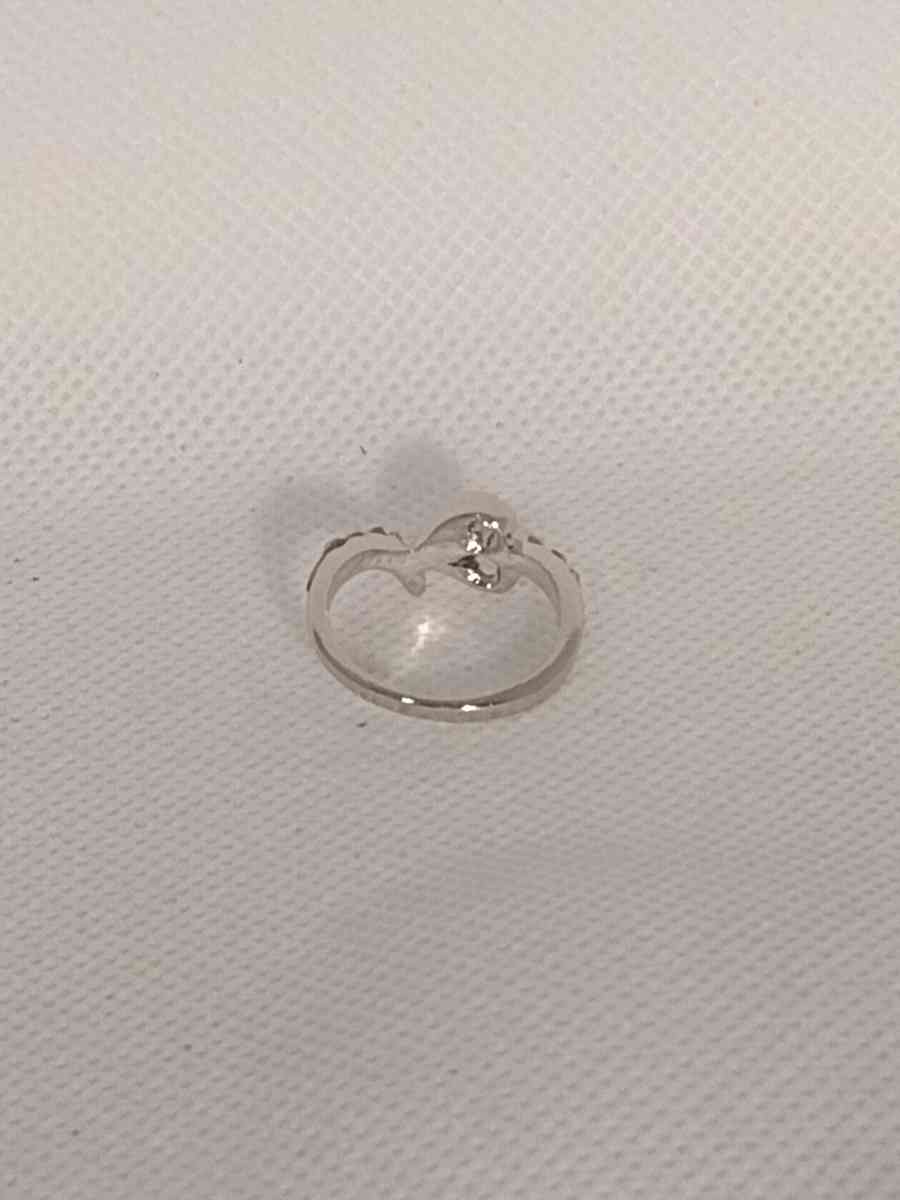 Pink Heart Silvery Ring - Roanoke, Virginia - FleaMarketBay