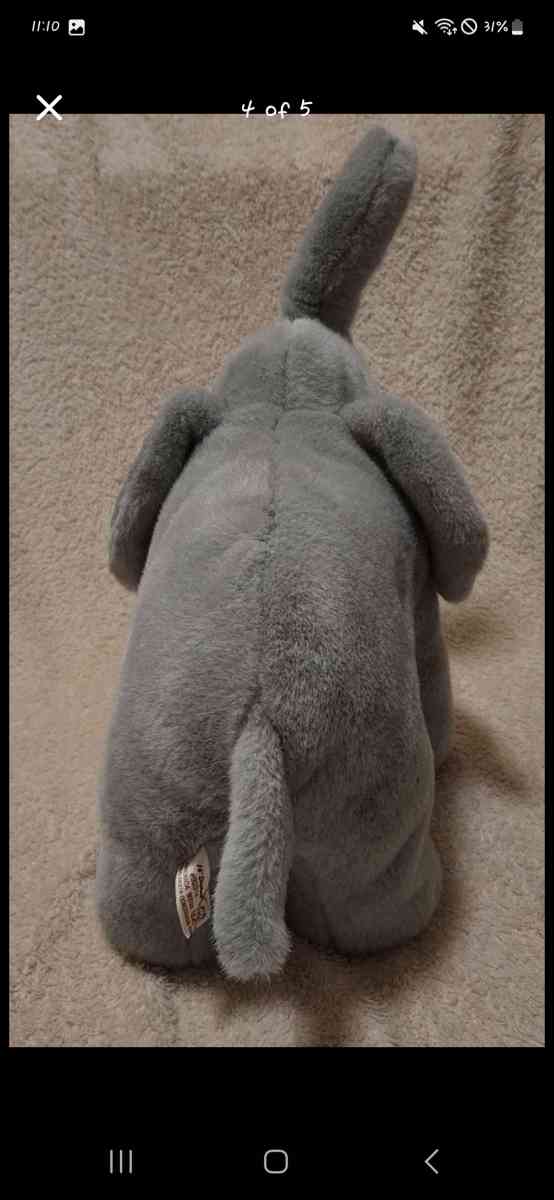 16 Inch America Wego Elephant Plush - Kansas City, Missouri - FleaMarketBay