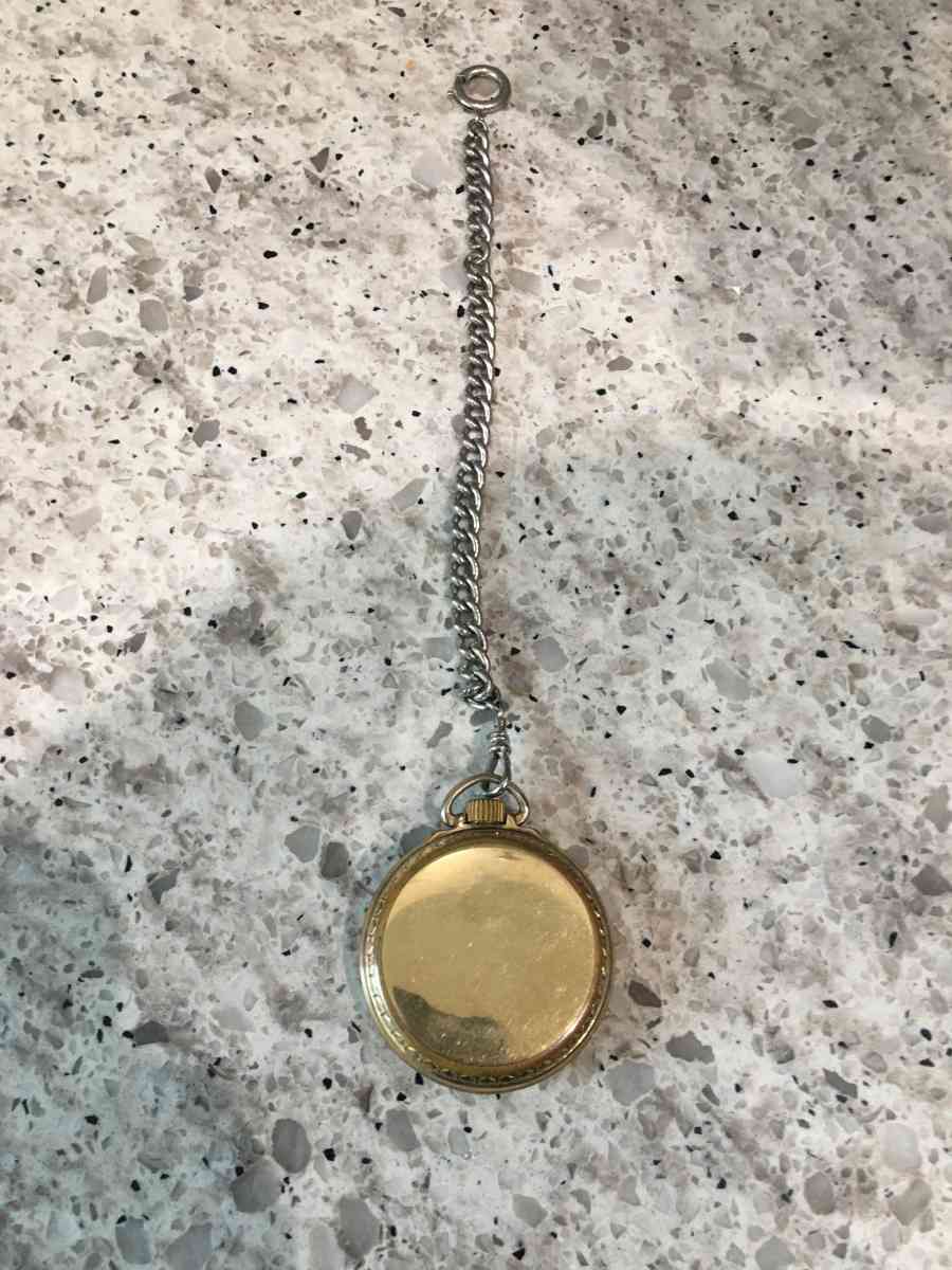 1944 Elgin BW Raymond Railroad Grade Pocket Watch - Newport Beach, California - FleaMarketBay