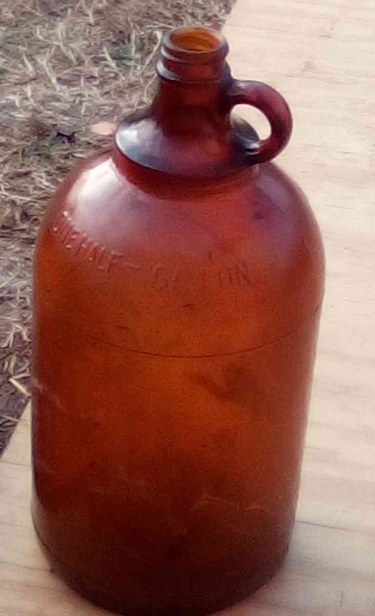 two vintage bleach jugs - Scioto Furnace, Ohio - FleaMarketBay