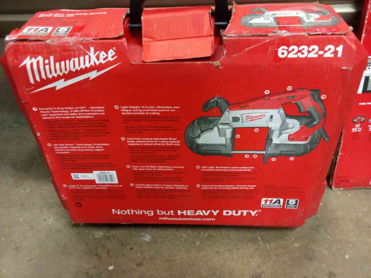 Milwaukee 11A Deep Cut Band Saw  3 Band saw blades - Westminster, Colorado - FleaMarketBay