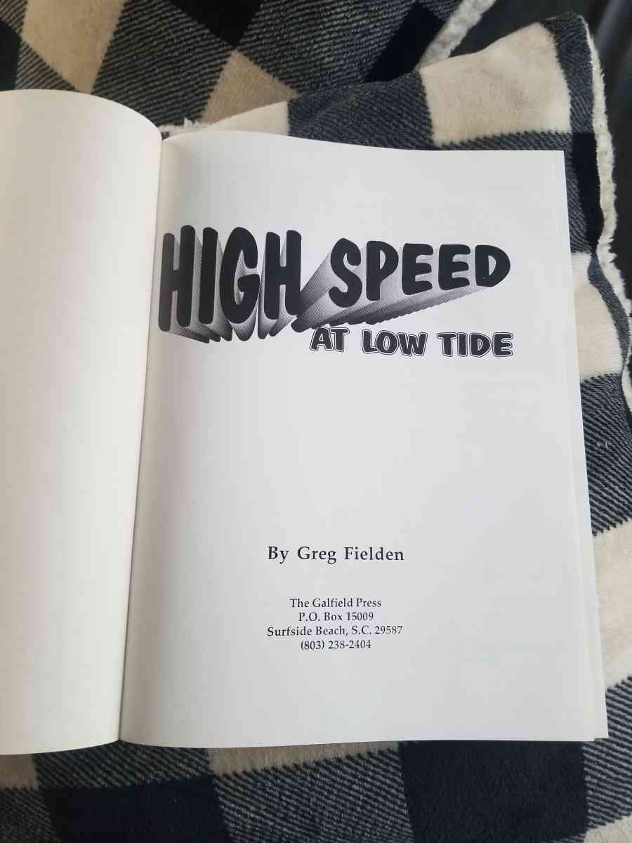 im Selling high speed at low tide a book about Nascar - Piketon, Ohio - FleaMarketBay