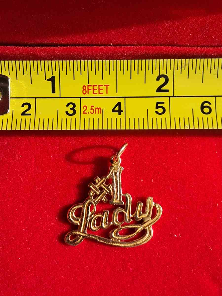 14K Yellow Gold Pendant - Lake Havasu City, Arizona - FleaMarketBay