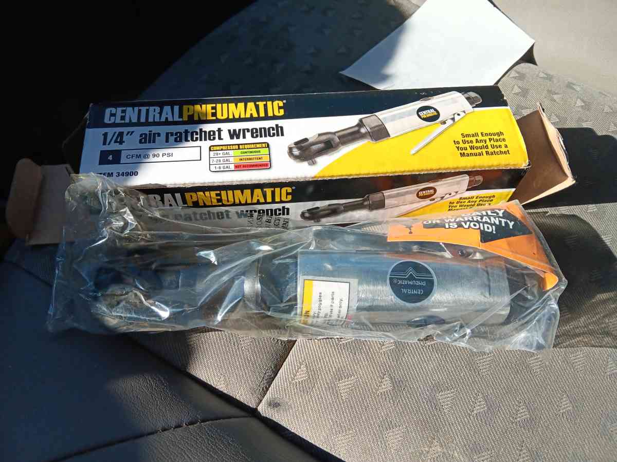 BRAND NEW Quarter inch drive Central Pnuematic air ratchet - Lexington, South Carolina - FleaMarketBay