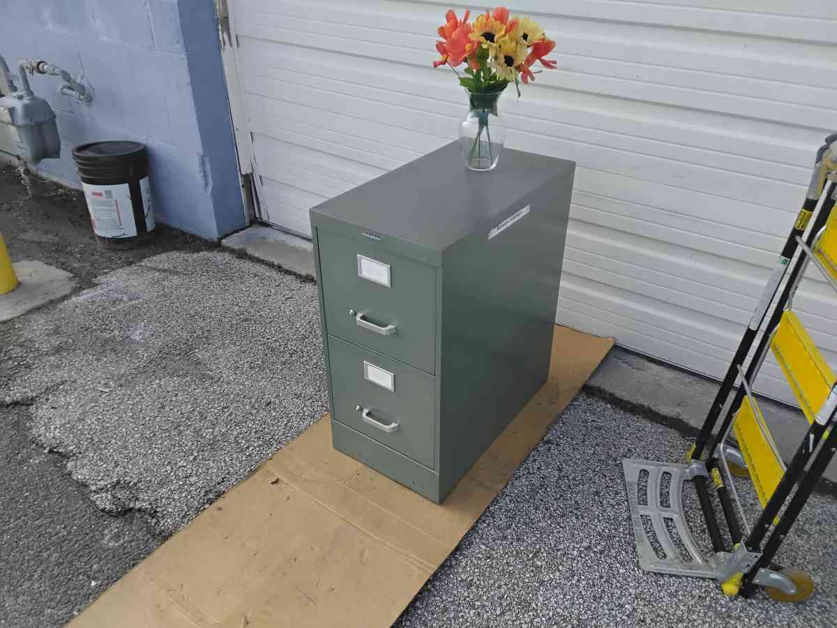 Well Made Light Green Filling Cabinet Very Clean Like New - Williamstown, New Jersey - FleaMarketBay
